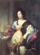 Hyacinthe Rigaud Portrait of Marie Cadenne Spain oil painting artist